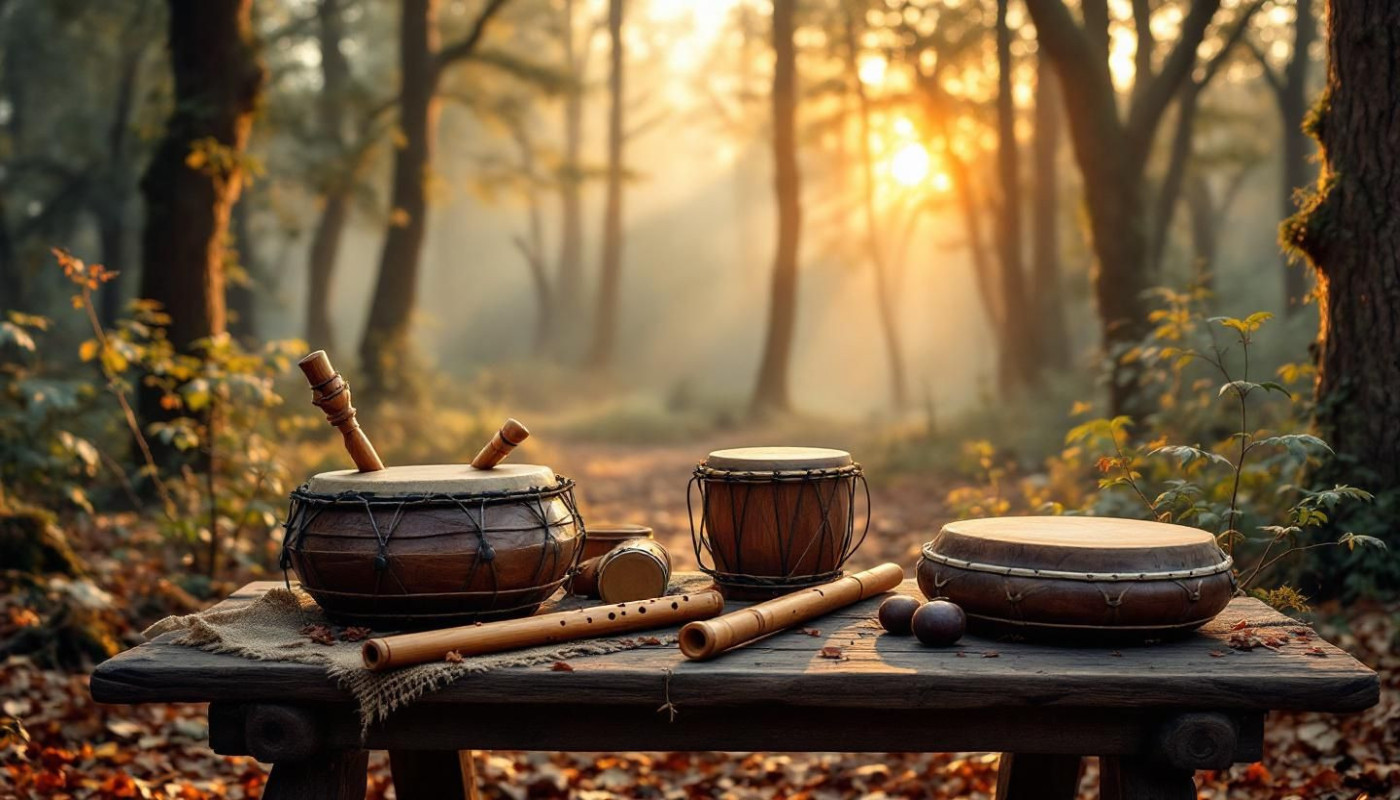 Comment les instruments traditionnels favorisent-ils la relaxation et la vitalité?