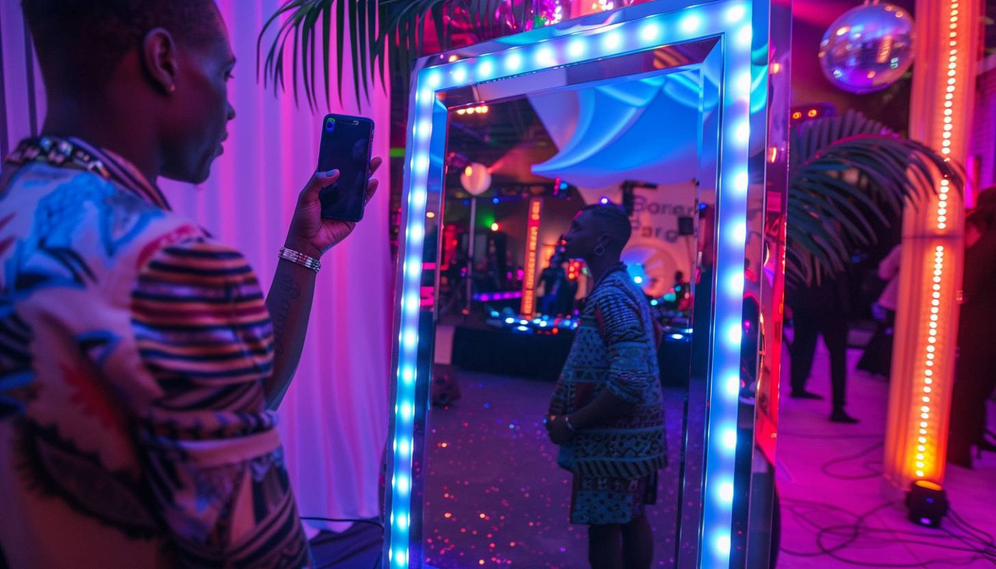 Comment les miroirs à selfie transforment l'ambiance des événements
