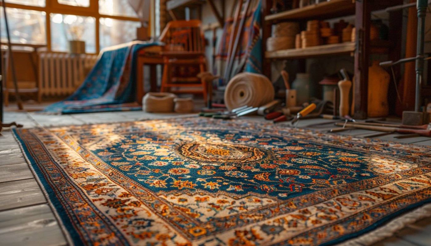 Les techniques traditionnelles dans la restauration de tapis d'Orient